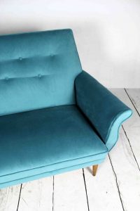 Sofá vintage azul