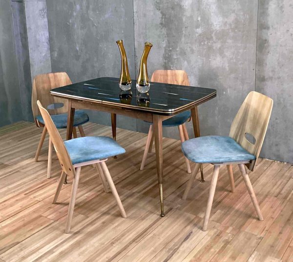 Mesa Holandesa extensible y regulable en altura de los años 50 - Imagen 8